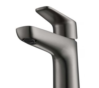 Смеситель для раковины Aquatek Бетта AQ1110BGM шлифованный чёрный хром